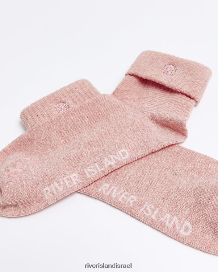 אביזרים River Island גרבי מכפלת הפכו וָרוֹד נשים BDZ408717