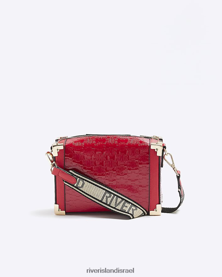 אביזרים River Island תיק תא מטען מובלט אָדוֹם נשים BDZ408824