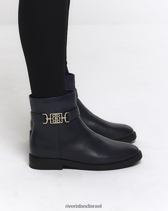 הַנעָלָה River Island מגפי רכיבה חיל הים נשים BDZ408907