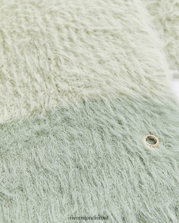 אביזרים River Island צעיף בלוק צבעוני רך ירוק נשים BDZ408941