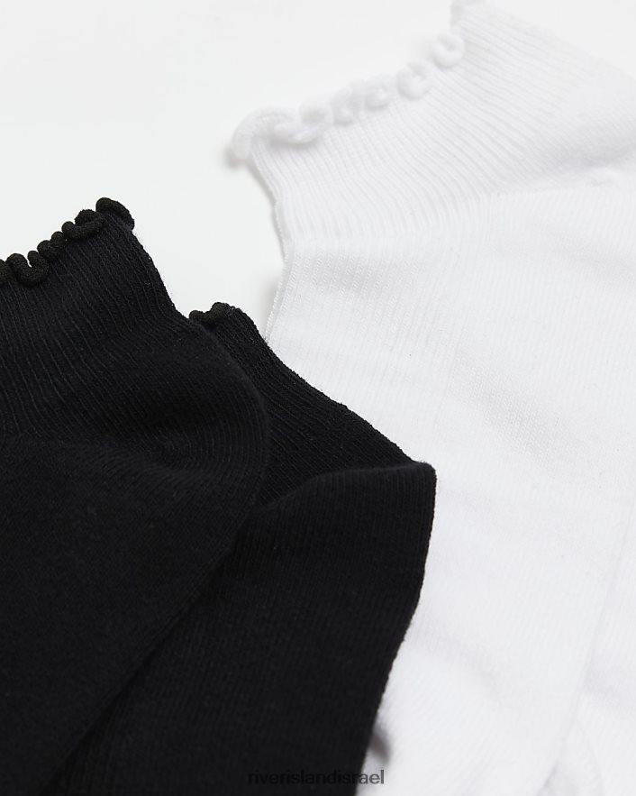 אביזרים River Island גרבי סלסול רב מארז שָׁחוֹר נשים BDZ408949