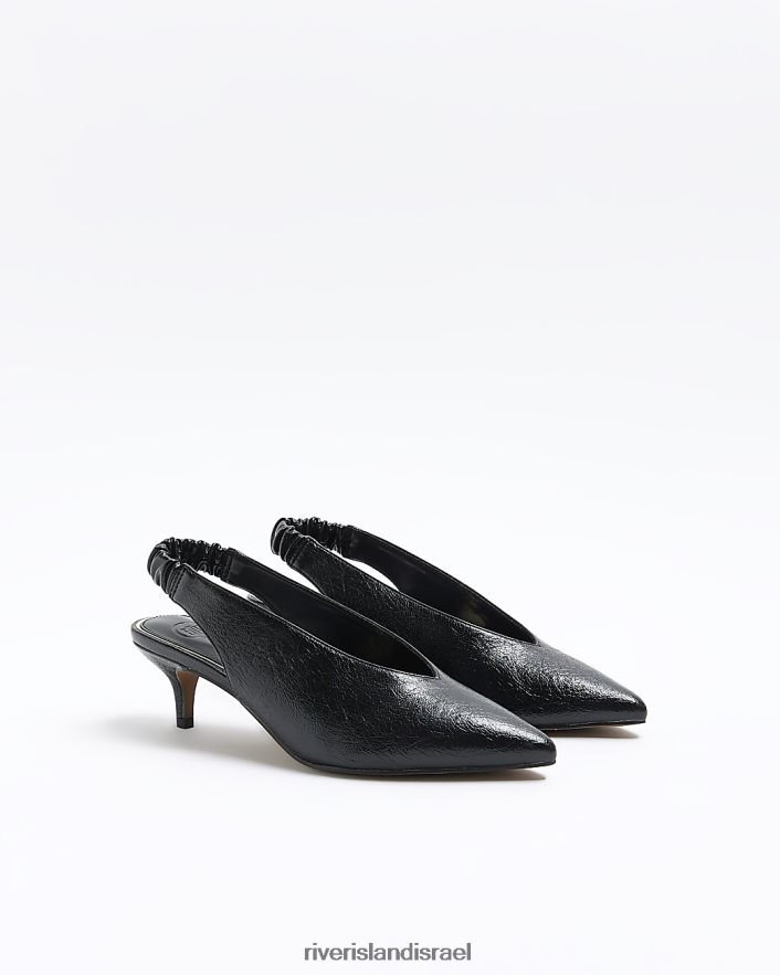 הַנעָלָה River Island נעלי מגרש עם עקבים לחתולים שָׁחוֹר נשים BDZ408975