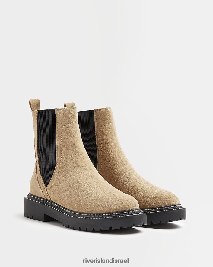 הַנעָלָה River Island מגפי זמש בז' נשים BDZ408983