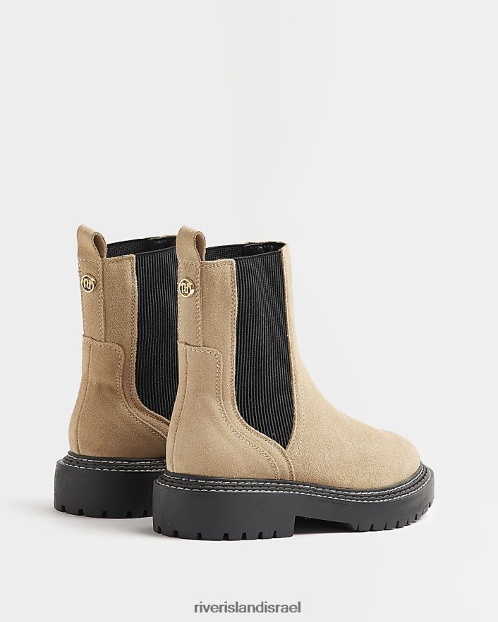 הַנעָלָה River Island מגפי זמש בז' נשים BDZ408983