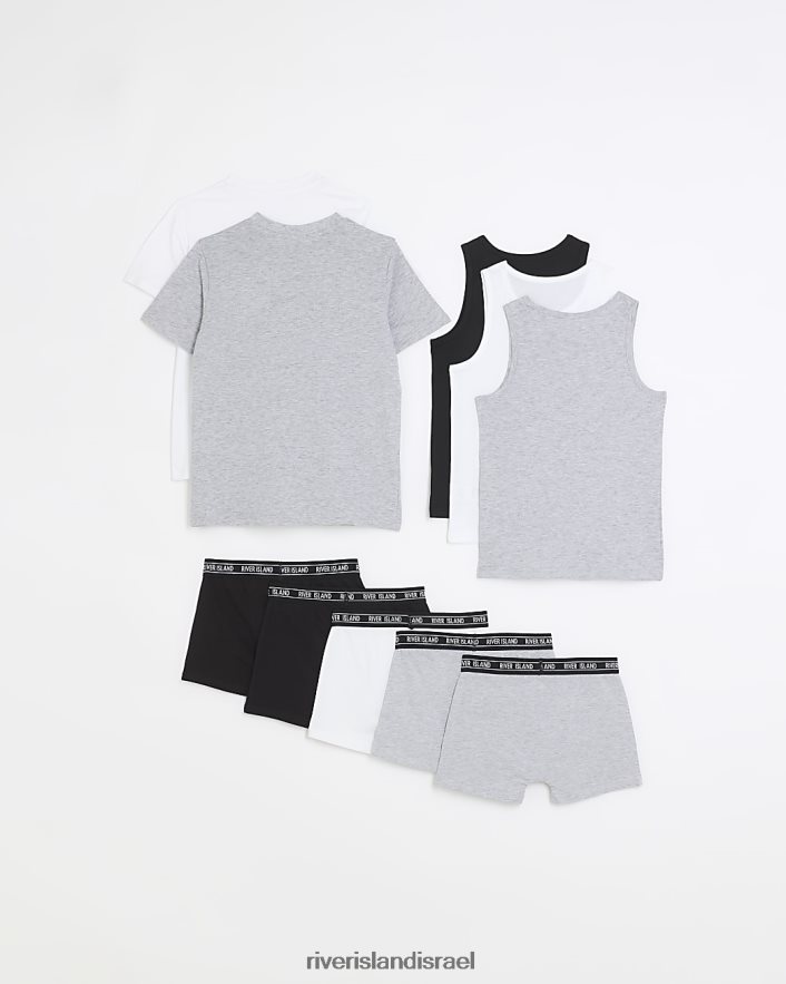 לבוש River Island b חבילת תחתונים מרובת 10 חבילות שָׁחוֹר בנים BDZ4086941