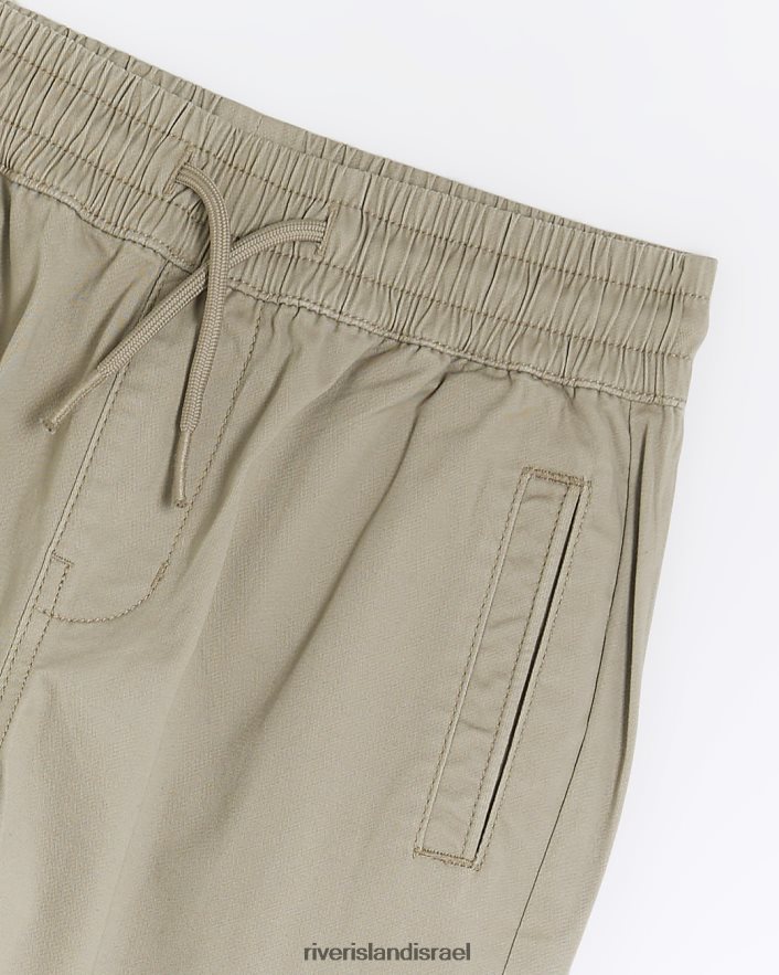 לבוש River Island b מכנסי מטען עם אזיקים אֶבֶן בנים BDZ4083640