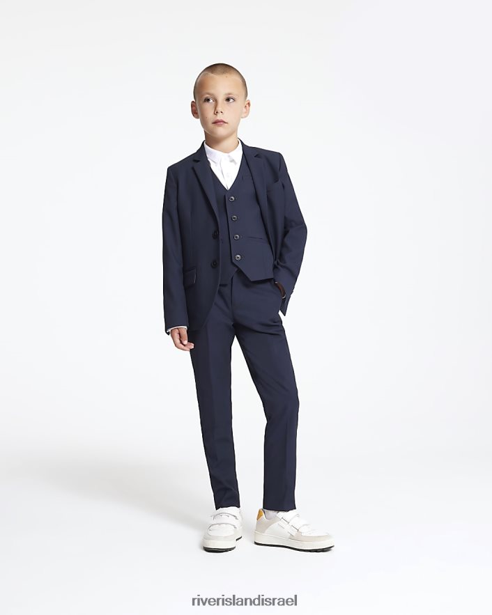 לבוש River Island מכנסיים חליפה b חיל הים בנים BDZ4083686