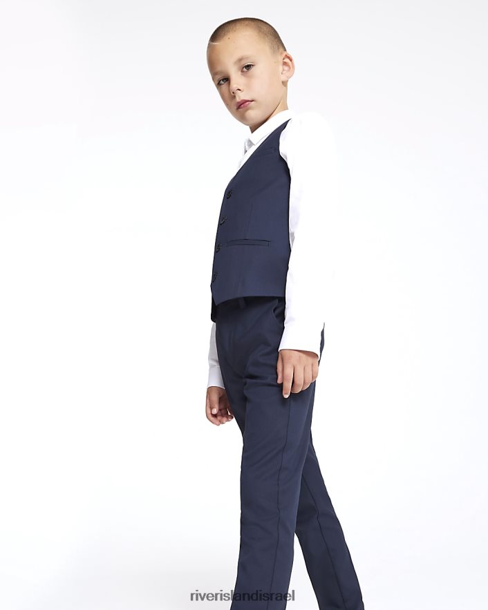 לבוש River Island מכנסיים חליפה b חיל הים בנים BDZ4083686