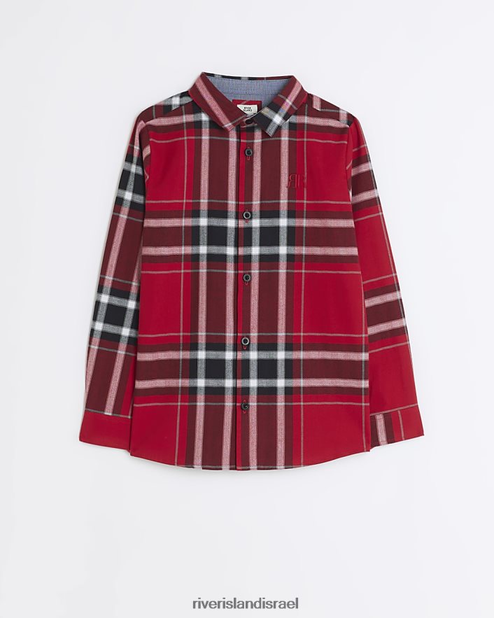 לבוש River Island b חולצה עם שרוולים ארוכים אָדוֹם בנים BDZ4086792
