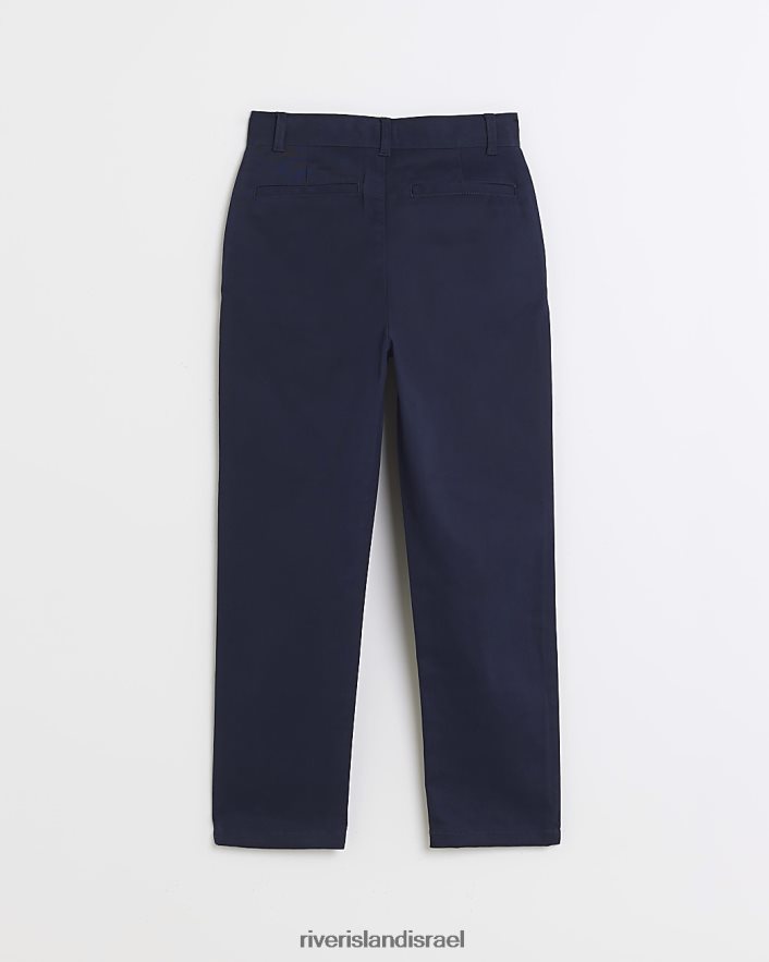 לבוש River Island b מכנסי צ'ינו נמתחים חיל הים בנים BDZ4086808