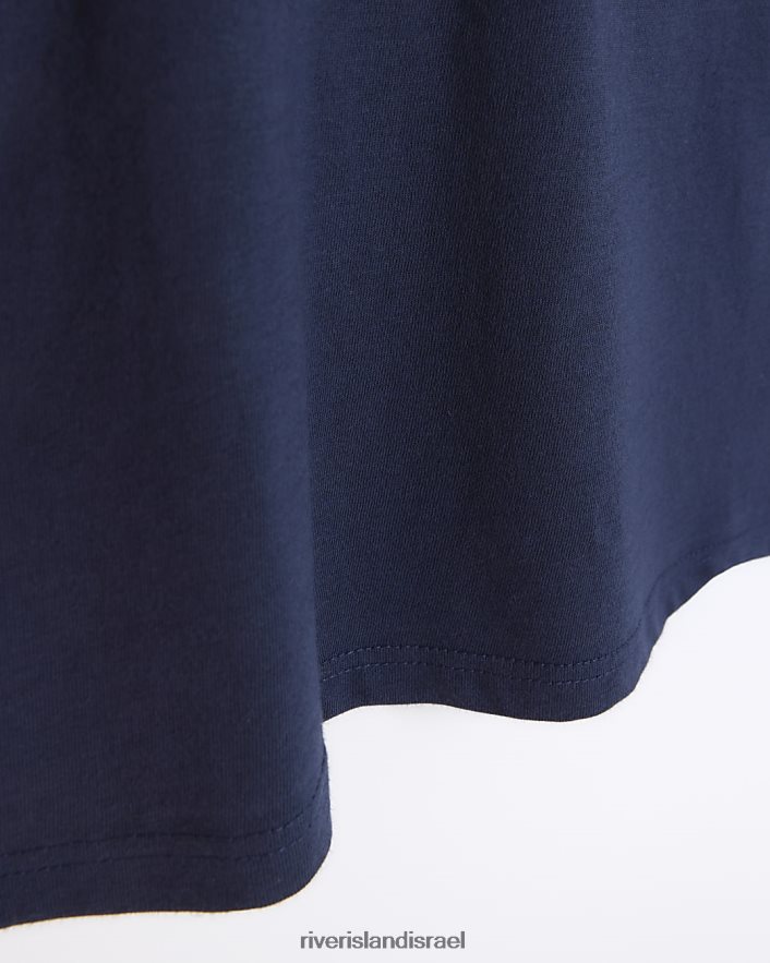 לבוש River Island b חולצת טריקו גרפית של דינוזאור חיל הים בנים BDZ4086823