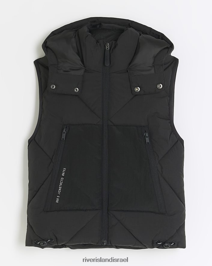 לבוש River Island b קפוצ'ון קפוצ'ון שָׁחוֹר בנים BDZ4086858