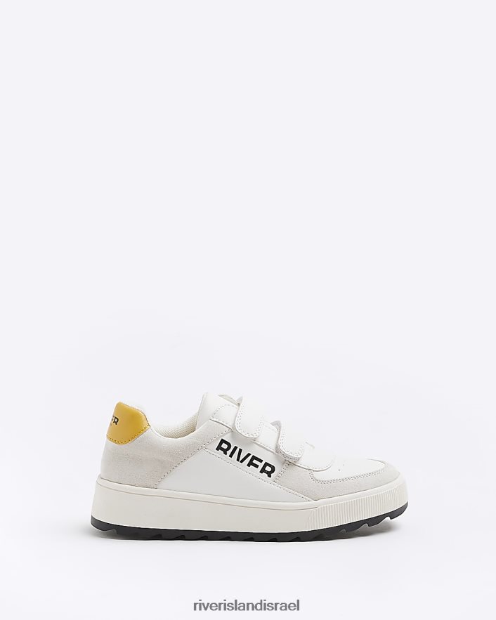 הַנעָלָה River Island b נעלי סקוטש לבן בנים BDZ4086929