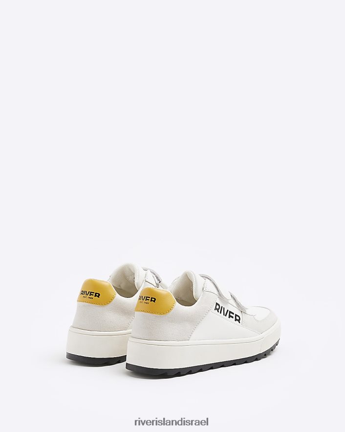הַנעָלָה River Island b נעלי סקוטש לבן בנים BDZ4086929