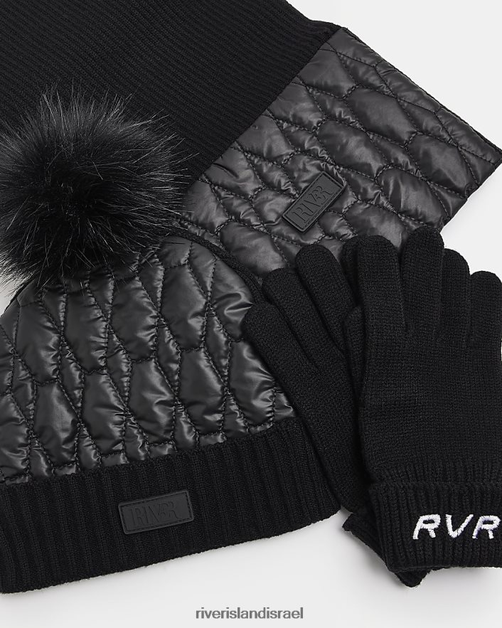 אביזרים River Island b חבילת כובע ניילון שָׁחוֹר בנים BDZ4086953