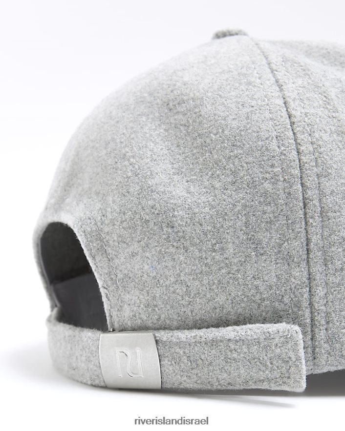 אביזרים River Island b כובע תג אפור בנים BDZ4086961