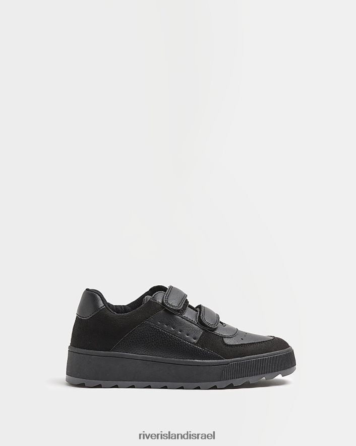 הַנעָלָה River Island b סקוטש Plimsolls שָׁחוֹר בנים BDZ4086919