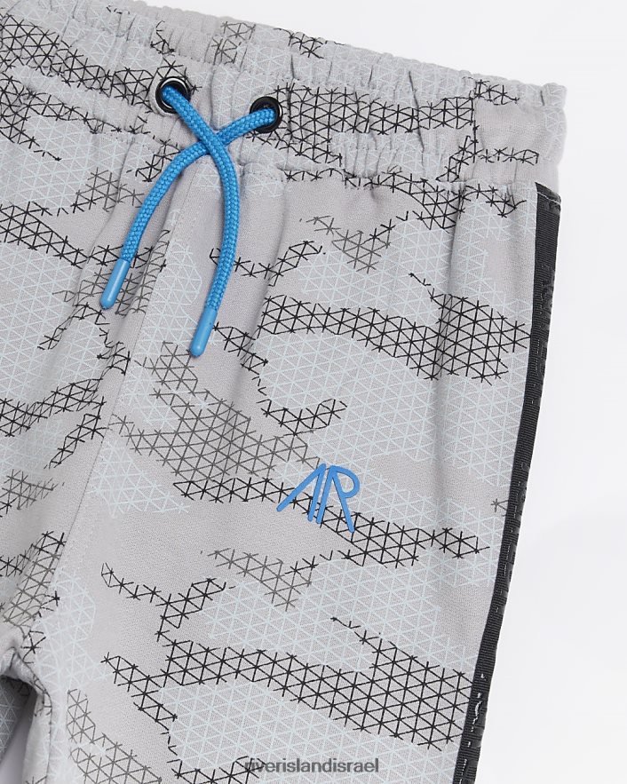 לבוש River Island b angel & rocket camo joggers אפור בנים BDZ4086998