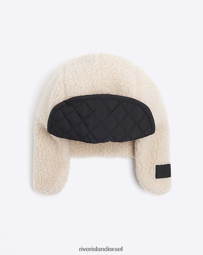 אביזרים River Island b borg traper hat בז' בנים BDZ4086951