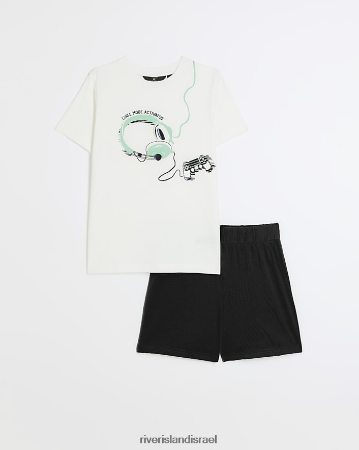 לבוש River Island ערכת פיג'מות b gamer קרם בנים BDZ4086873