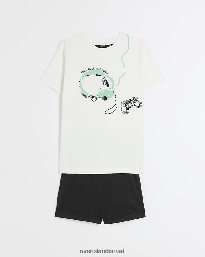 לבוש River Island ערכת פיג'מות b gamer קרם בנים BDZ4086873