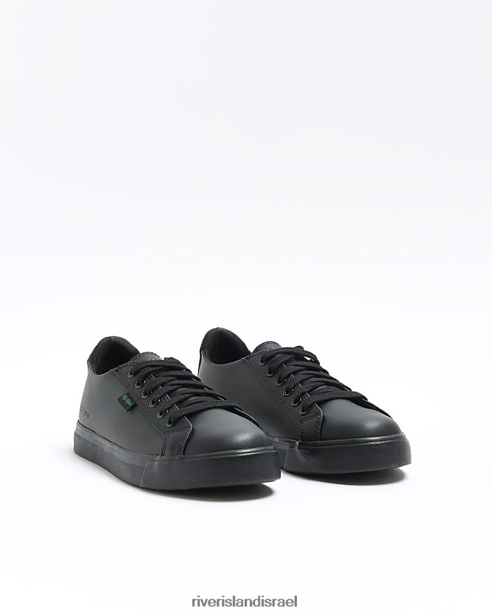 הַנעָלָה River Island b kickers נעלי שרוכים שָׁחוֹר בנים BDZ4086987