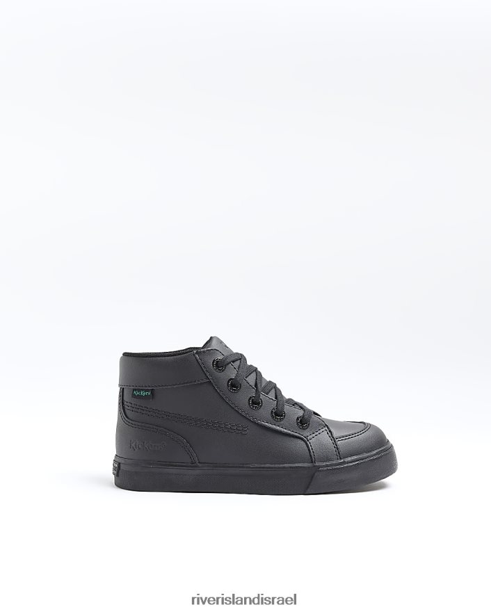 הַנעָלָה River Island b kickers tovni היי נעלי שרוכים שָׁחוֹר בנים BDZ4086991