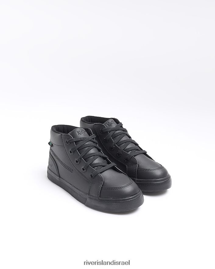 הַנעָלָה River Island b kickers tovni היי נעלי שרוכים שָׁחוֹר בנים BDZ4086991