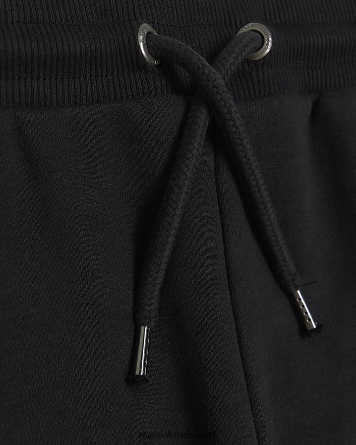 לבוש River Island b lee joggers עם אזיקים שָׁחוֹר בנים BDZ4083705