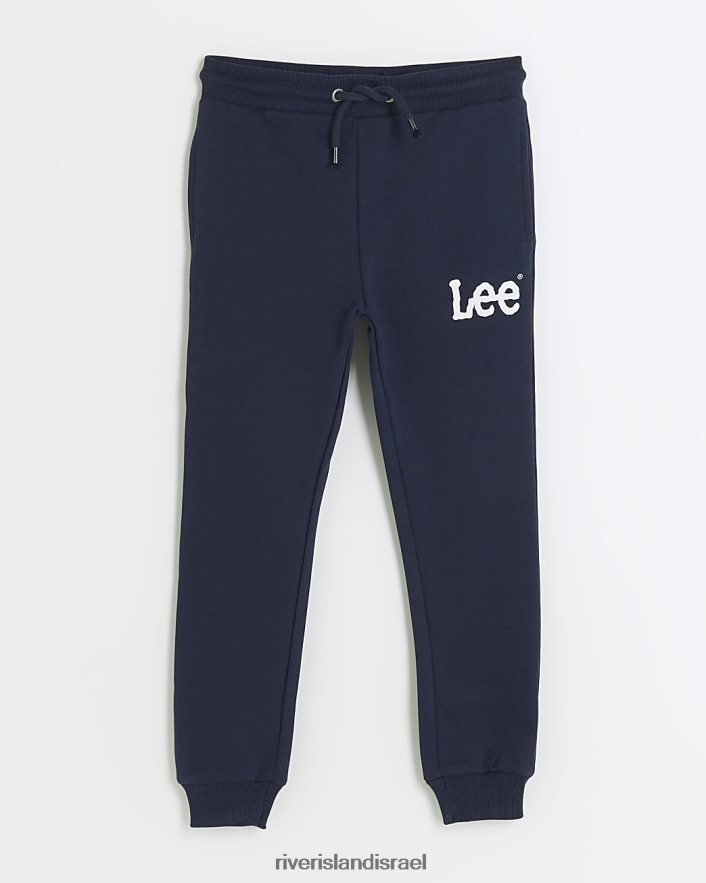 לבוש River Island b lee joggers עם אזיקים חיל הים בנים BDZ4083706