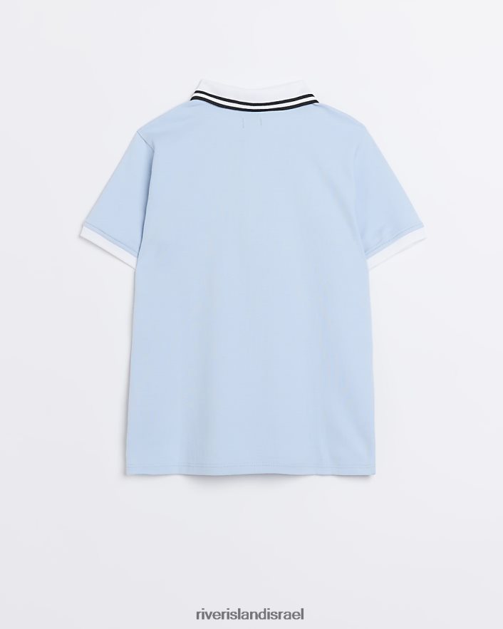 לבוש River Island חולצת פולו של b maison riviera כְּחוֹל בנים BDZ4083680