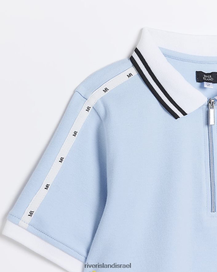 לבוש River Island חולצת פולו של b maison riviera כְּחוֹל בנים BDZ4083680