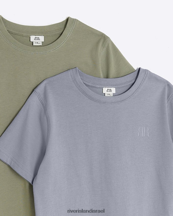 לבוש River Island b ri חולצת טריקו 2 חבילה חָקִי בנים BDZ4083652