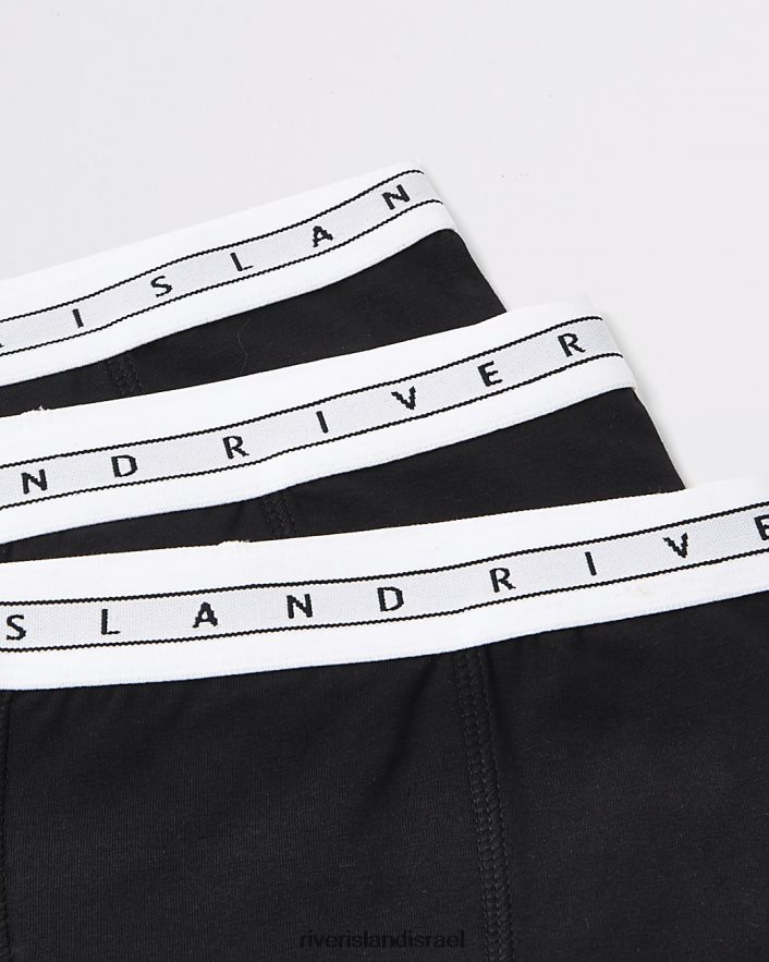 אביזרים River Island בוקסר חגורת מותן b ri 5 מארז שָׁחוֹר בנים BDZ4083690