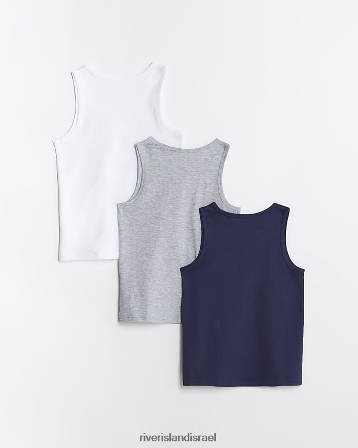 לבוש River Island חבילת b ri ווסטים חיל הים בנים BDZ4083668