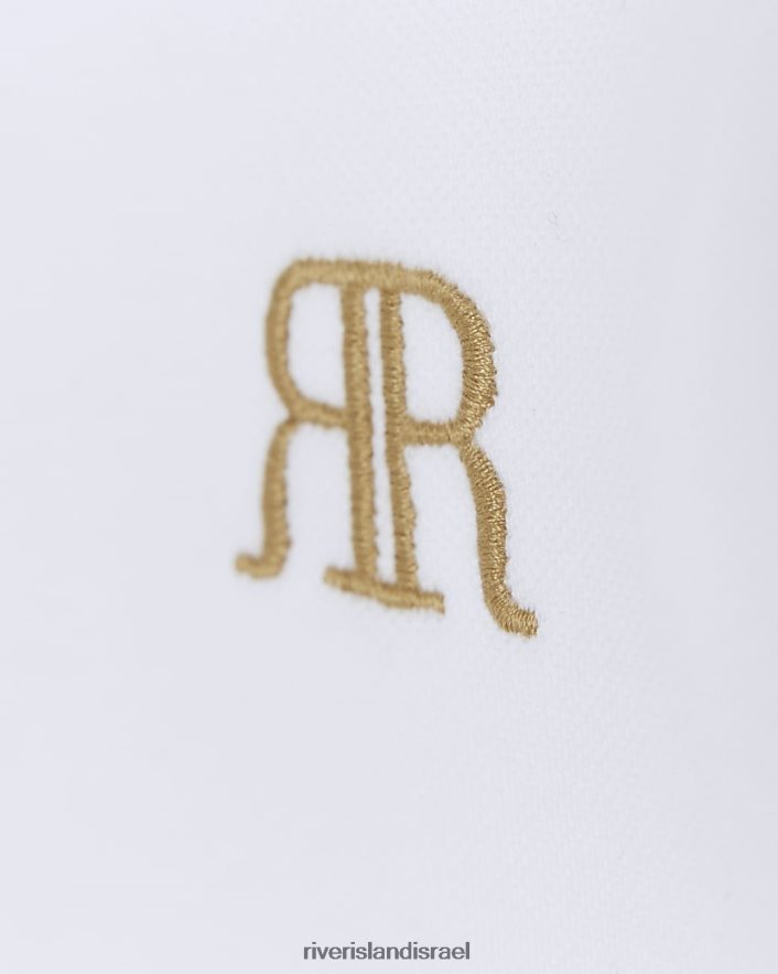 לבוש River Island b ri פולו עם שרוול ארוך לבן בנים BDZ4086787