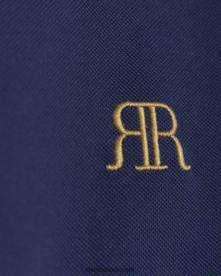 לבוש River Island b ri פולו עם שרוול ארוך חיל הים בנים BDZ4086793