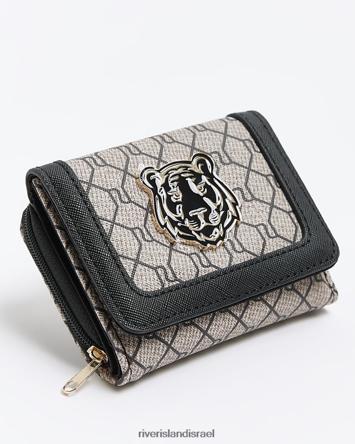 אביזרים River Island ארנק מונוגרמה b ri חום בנים BDZ4086960