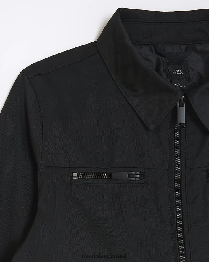 לבוש River Island b shacket שָׁחוֹר בנים BDZ4083630