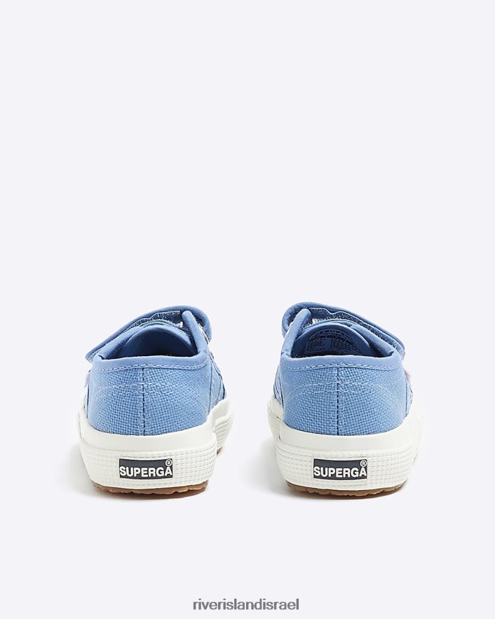 הַנעָלָה River Island נעלי b superga רצועות כפולות כְּחוֹל בנים BDZ4087003