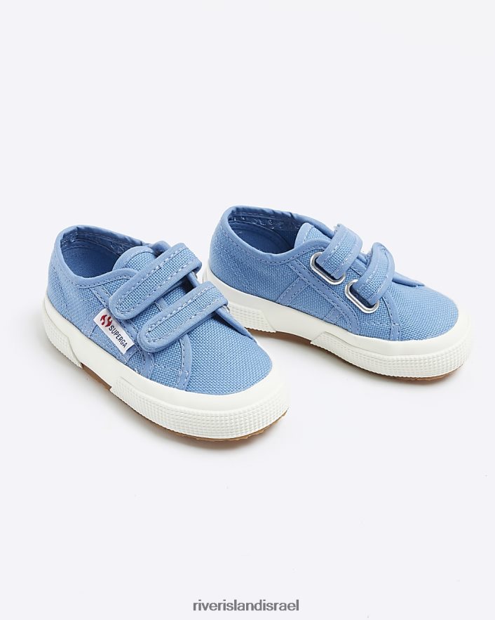 הַנעָלָה River Island נעלי b superga רצועות כפולות כְּחוֹל בנים BDZ4087003