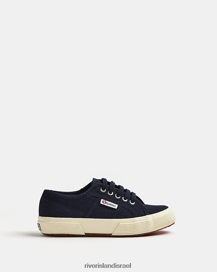 הַנעָלָה River Island b superga נעלי שרוכים קנבס חיל הים בנים BDZ4087007