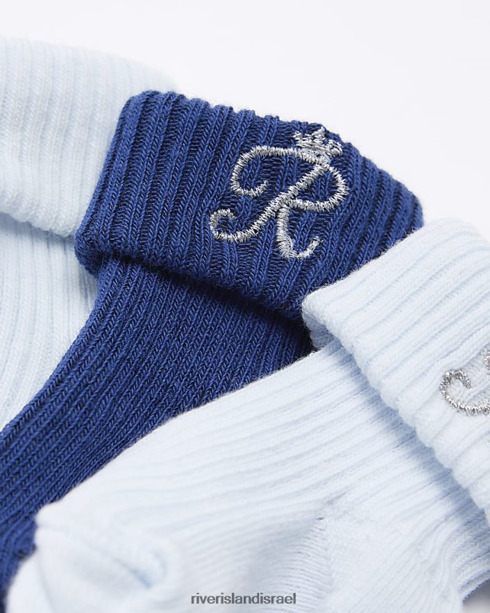 אביזרים River Island bb גרבי מחזור צלעות 2 חבילה חיל הים בנות BDZ4083614