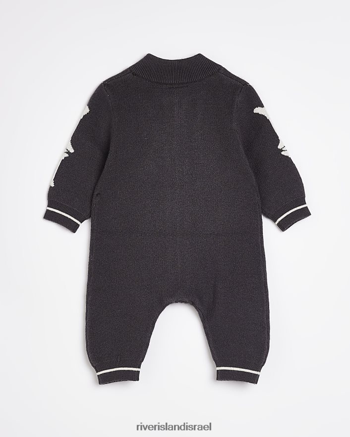 לבוש River Island בגד גוף סרוג של bb skeleton ליל כל הקדושים שָׁחוֹר בנות BDZ4086579