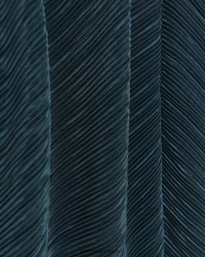 לבוש River Island שמלת מידי מרופטת של bodycon ירוק נשים BDZ4083917