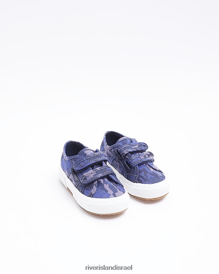 הַנעָלָה River Island מאמני סופרגה עם הדפס camo של mb כְּחוֹל בנים BDZ4087005