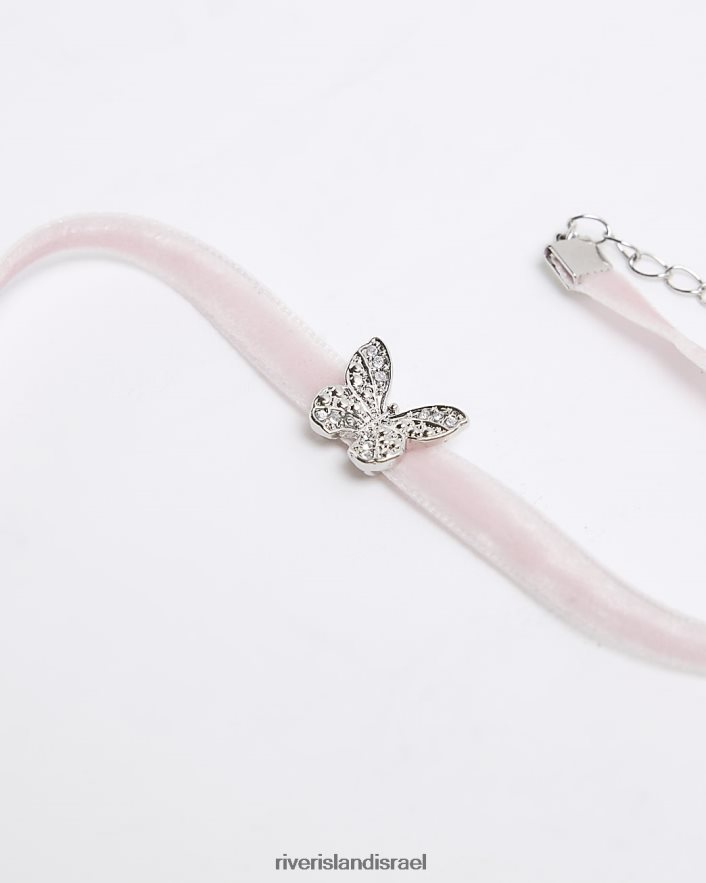 אביזרים River Island שרשרת choker פרפרים וָרוֹד בנות BDZ4086405