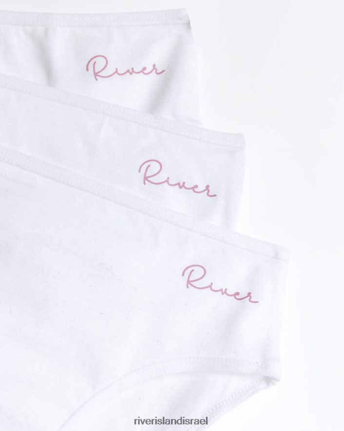 אביזרים River Island תחתוני g 7 חבילה לבן בנות BDZ4083442