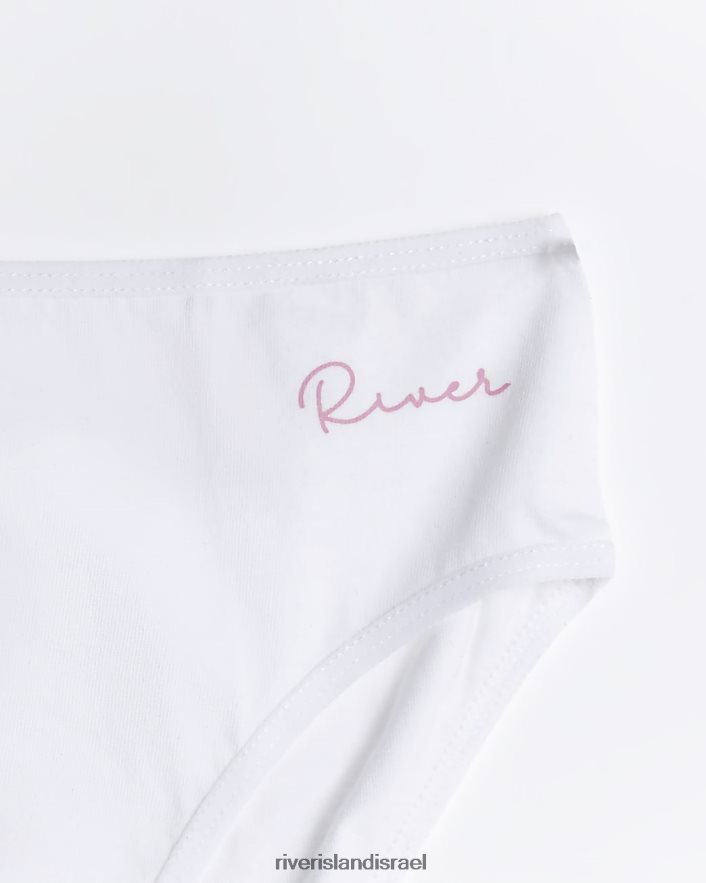אביזרים River Island תחתוני g 7 חבילה לבן בנות BDZ4083442