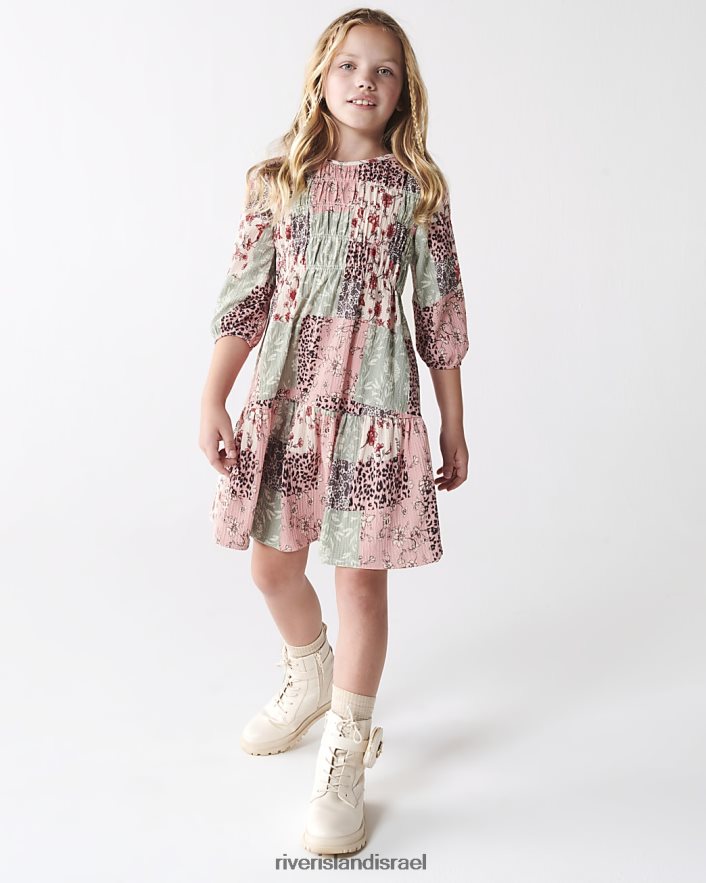 לבוש River Island g שמלת טלאים וָרוֹד בנות BDZ4083249